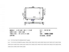 Radiator 16400-13380